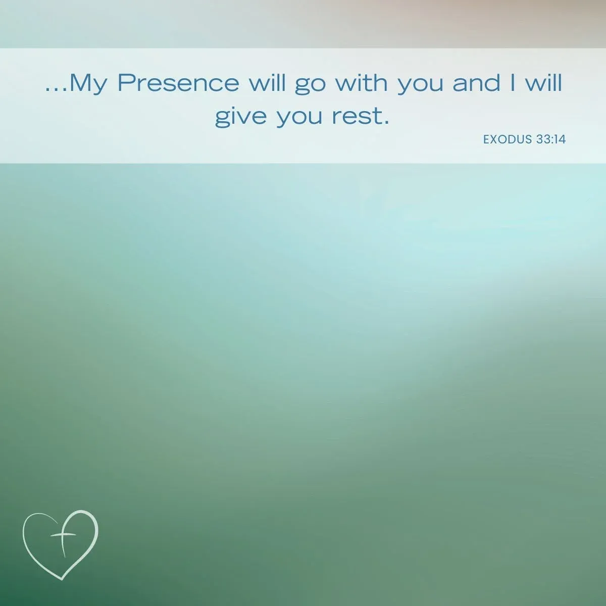 Bible verses about sleep and rest - Exodus 33:14