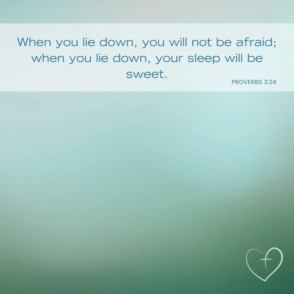 Bible verses about sleep and rest - Proverbs 3:24