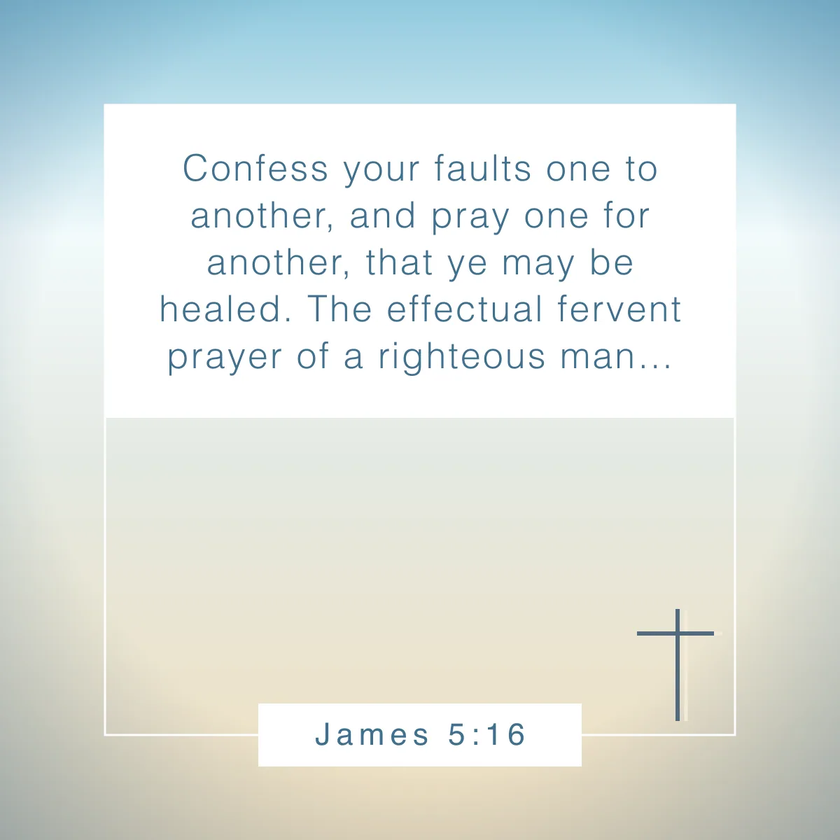 James 5:16 Bible verse about restoration