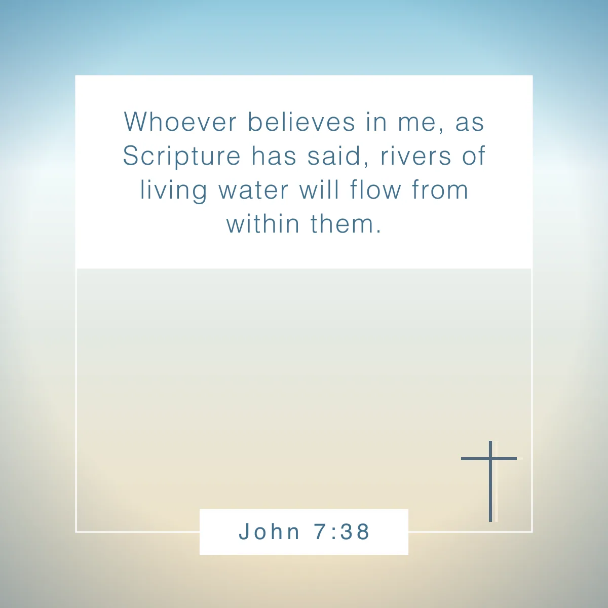 John 7:38 Bible verse about rivers