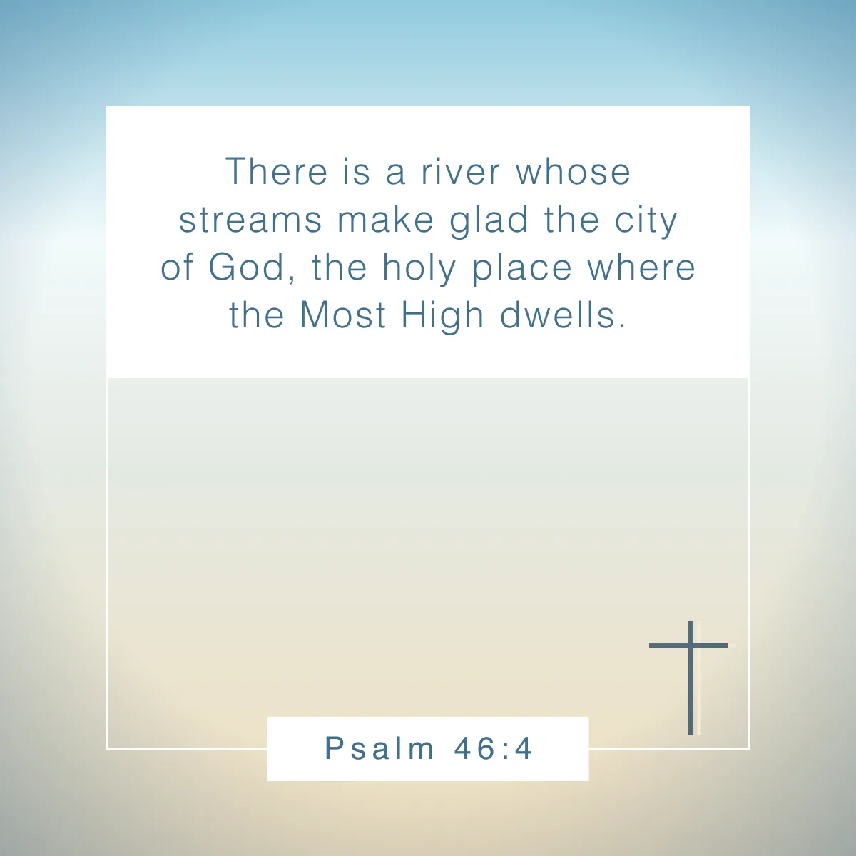Psalm 46:4 Bible verse about rivers