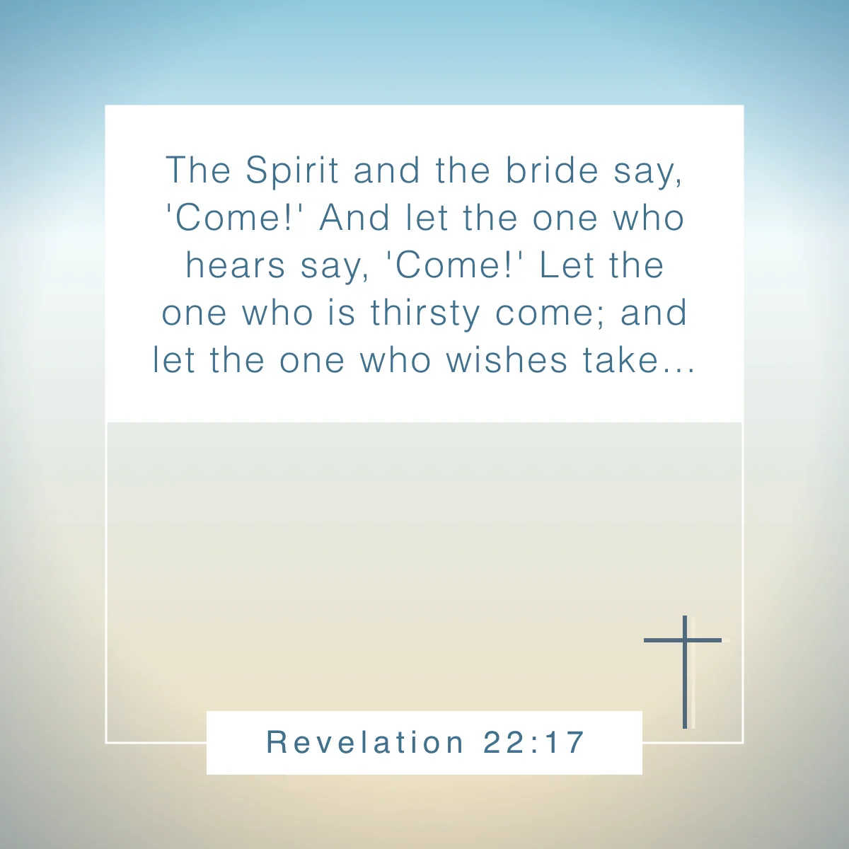 Revelation 22:17 Bible verse about rivers