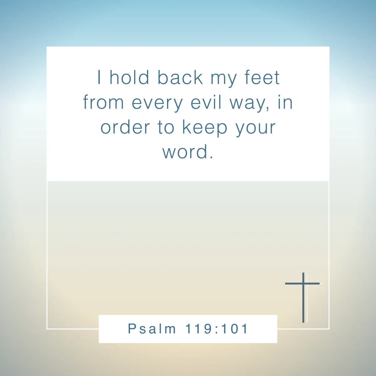 Psalm 119:101 Bible verse about setting boundaries