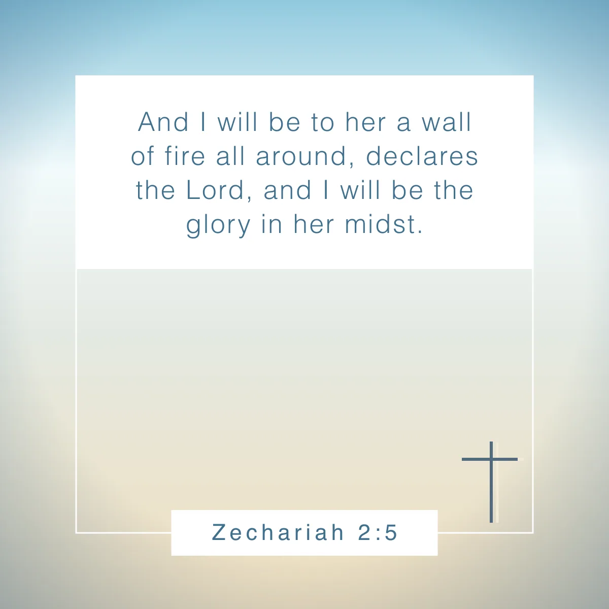 Zechariah 2:5 Bible verse about setting boundaries