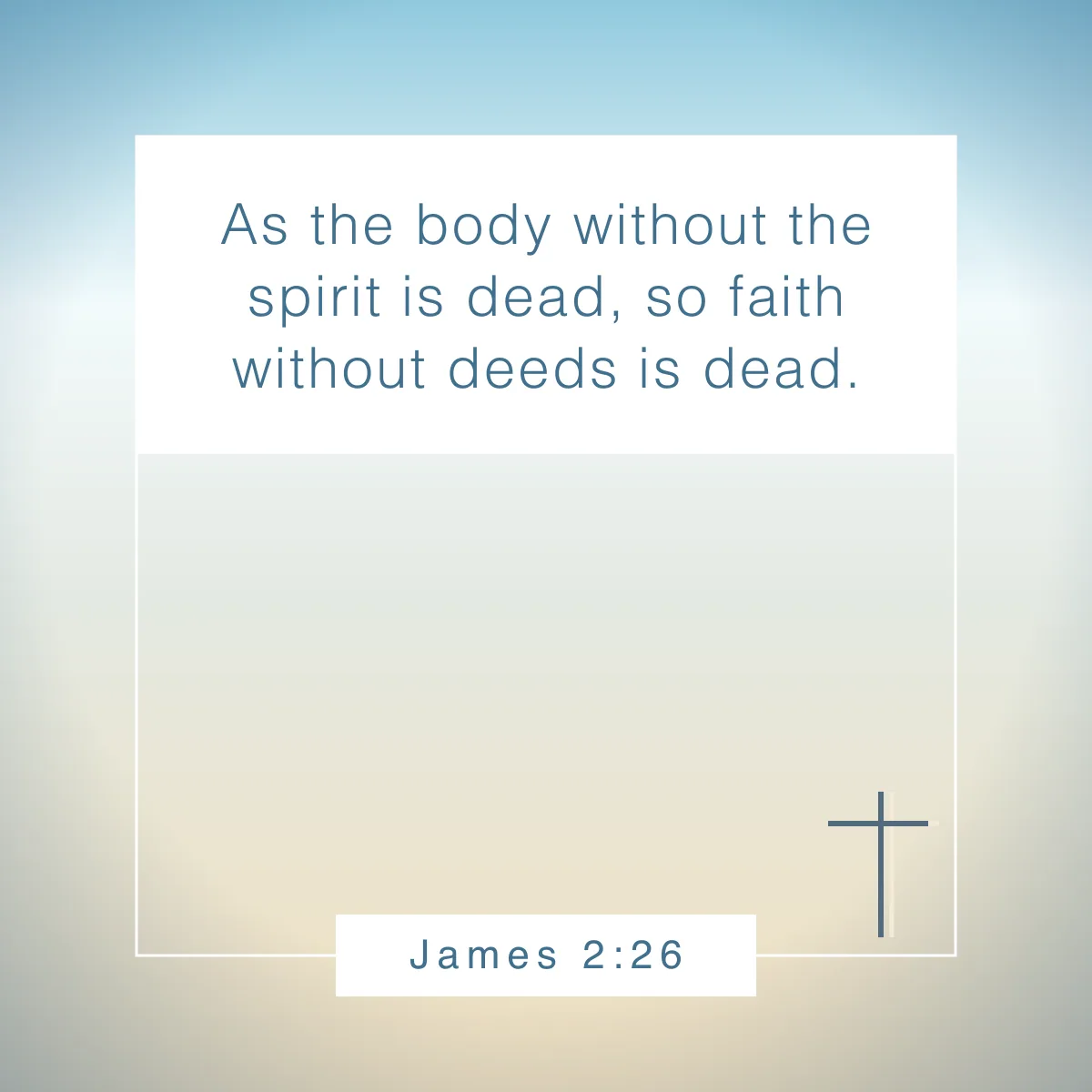 James 2:26 Bible verse about setting goals