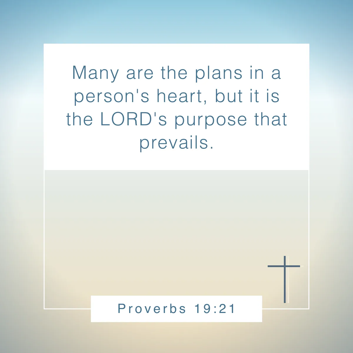 Proverbs 19:21 Bible verse about setting goals