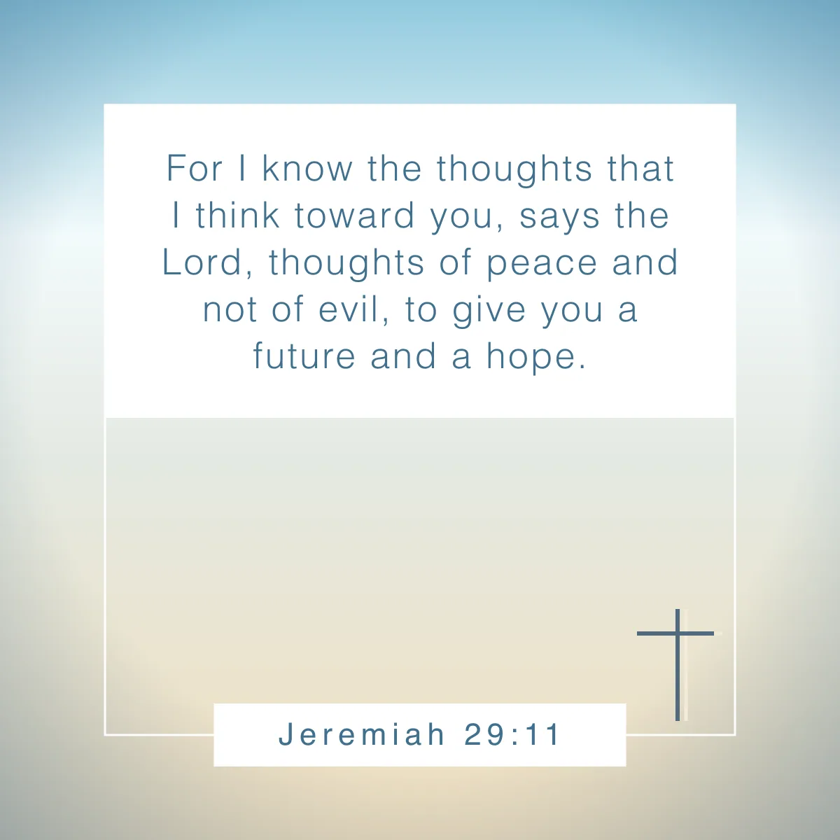 Jeremiah 29:11 Bible verse about singleness