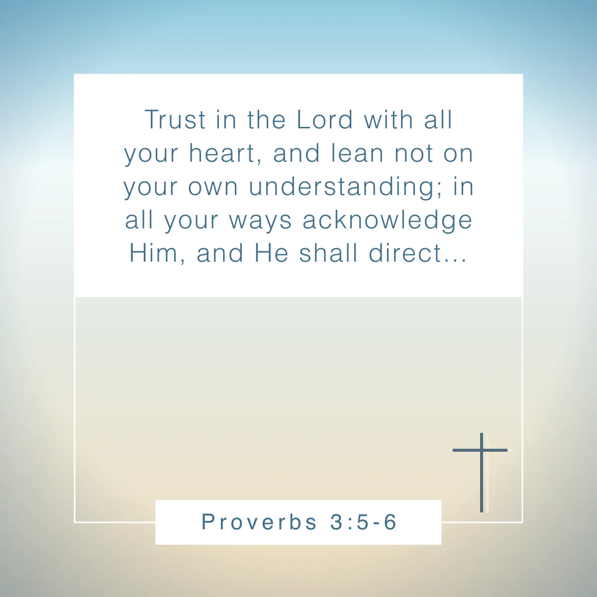 Proverbs 3:5-6 Bible verse about singleness
