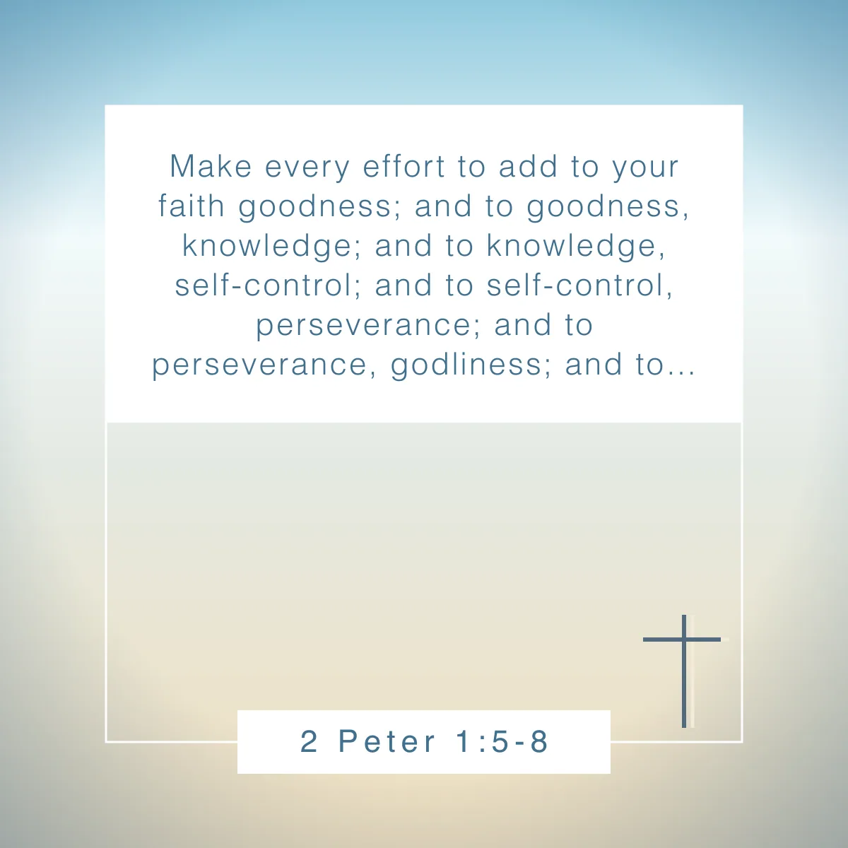 2 Peter 1:5-8 Bible verse about spiritual growth