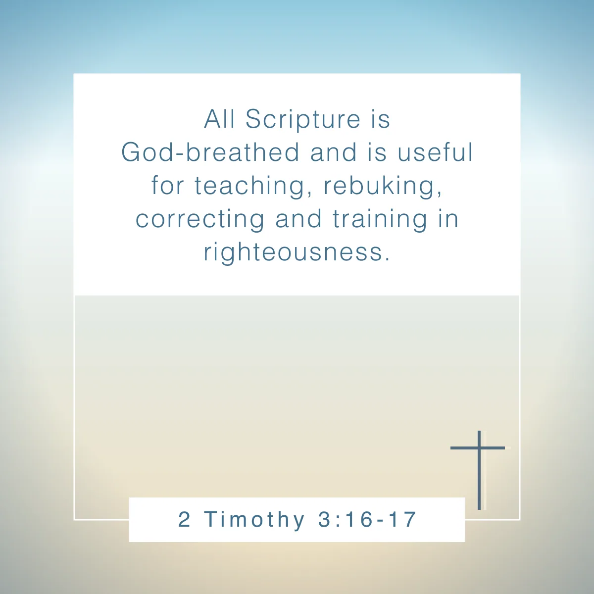 2 Timothy 3:16-17 Bible verse about spiritual growth