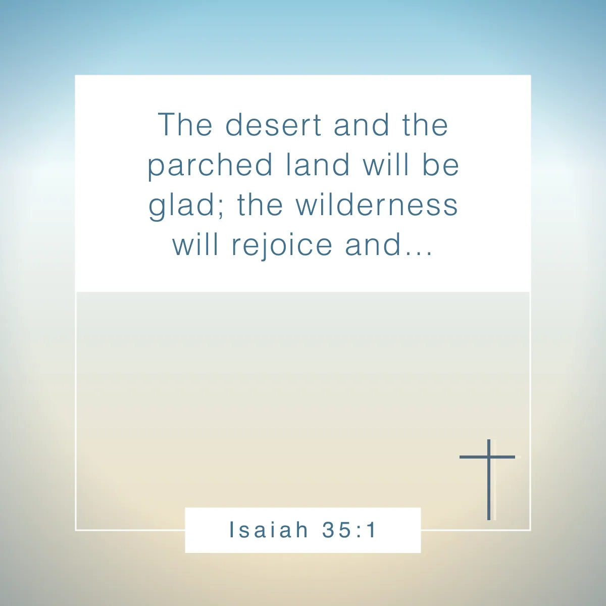 Isaiah 35:1 Bible verse about spring