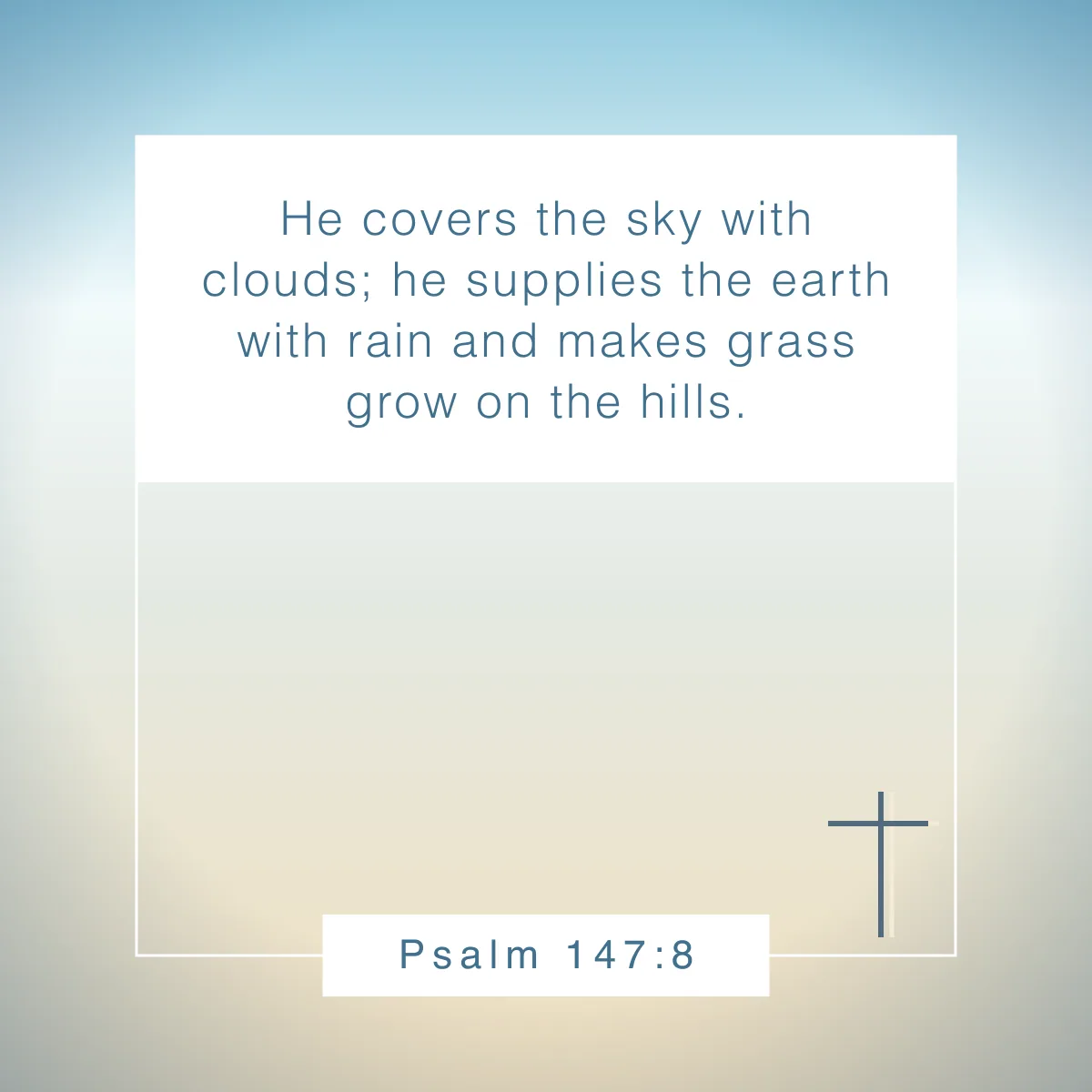 Psalm 147:8 Bible verse about spring