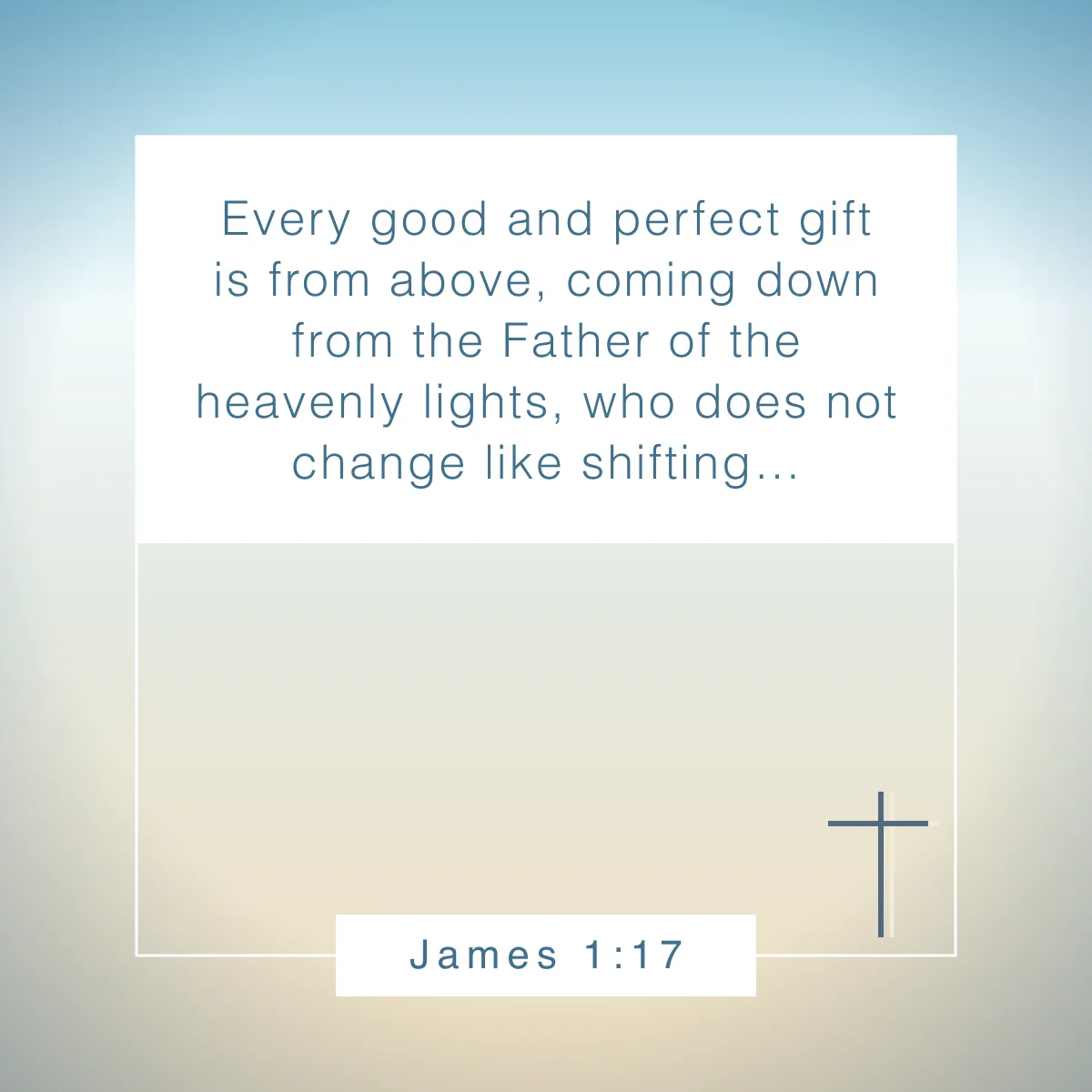 James 1:17 Bible verse about stability