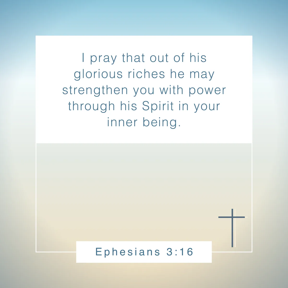Ephesians 3:16 Bible verse about strength