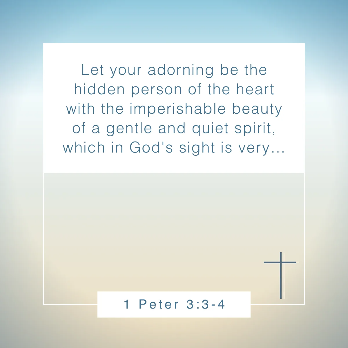 1 Peter 3:3-4 Bible verse about strength for women