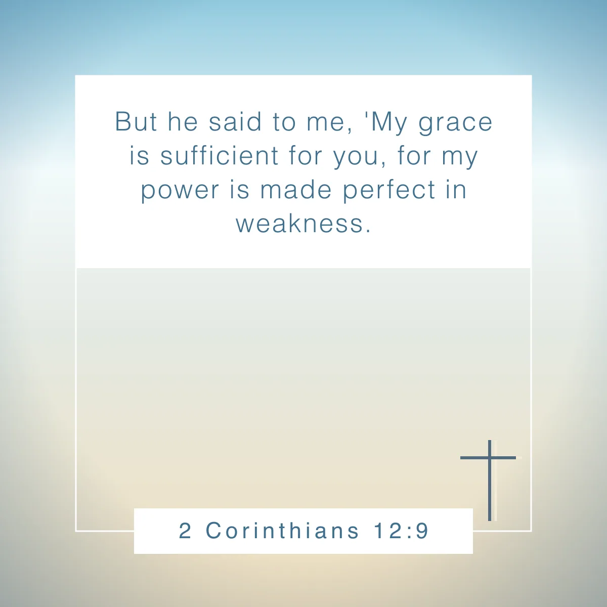 2 Corinthians 12:9 Bible verse about strength for women