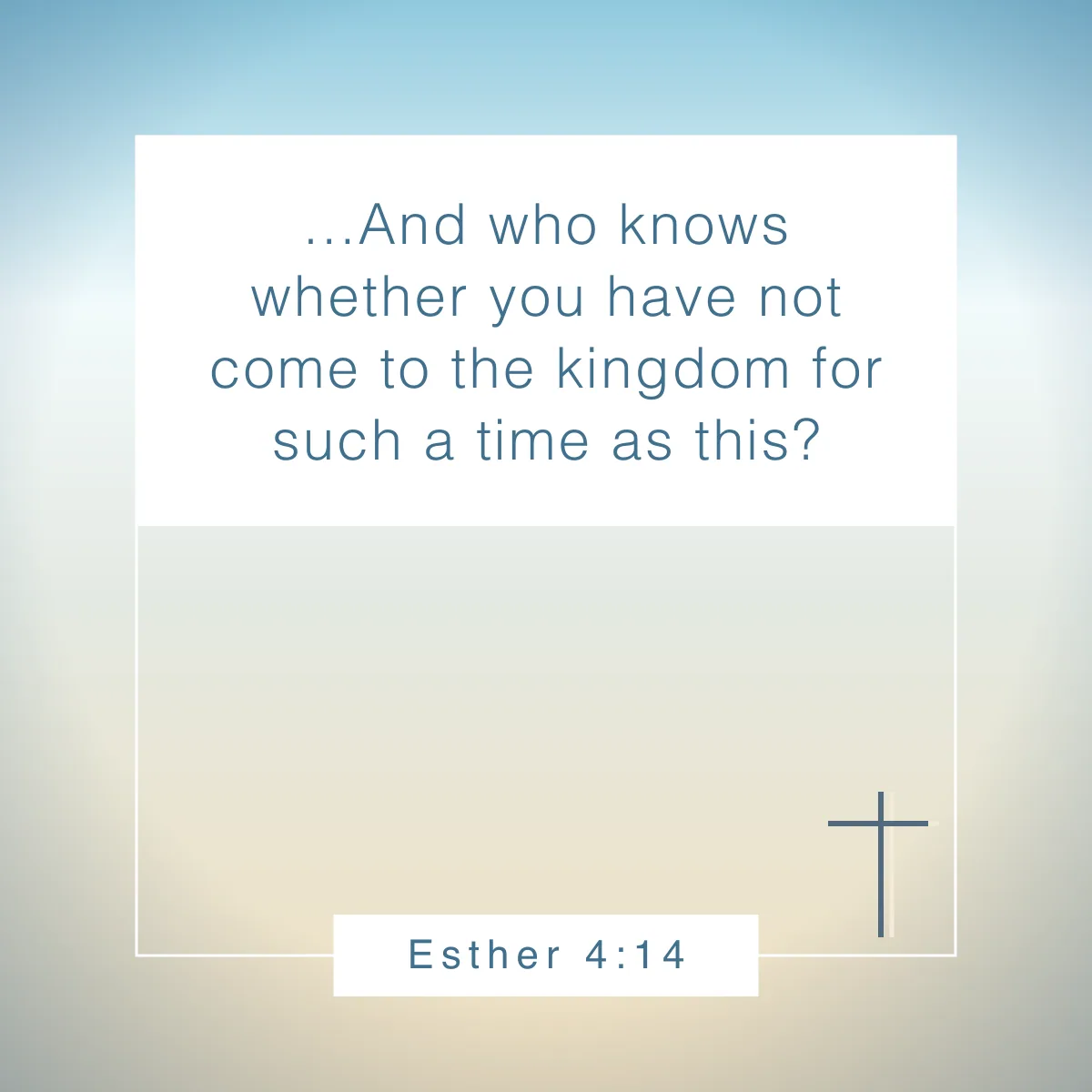 Esther 4:14 Bible verse about strength for women