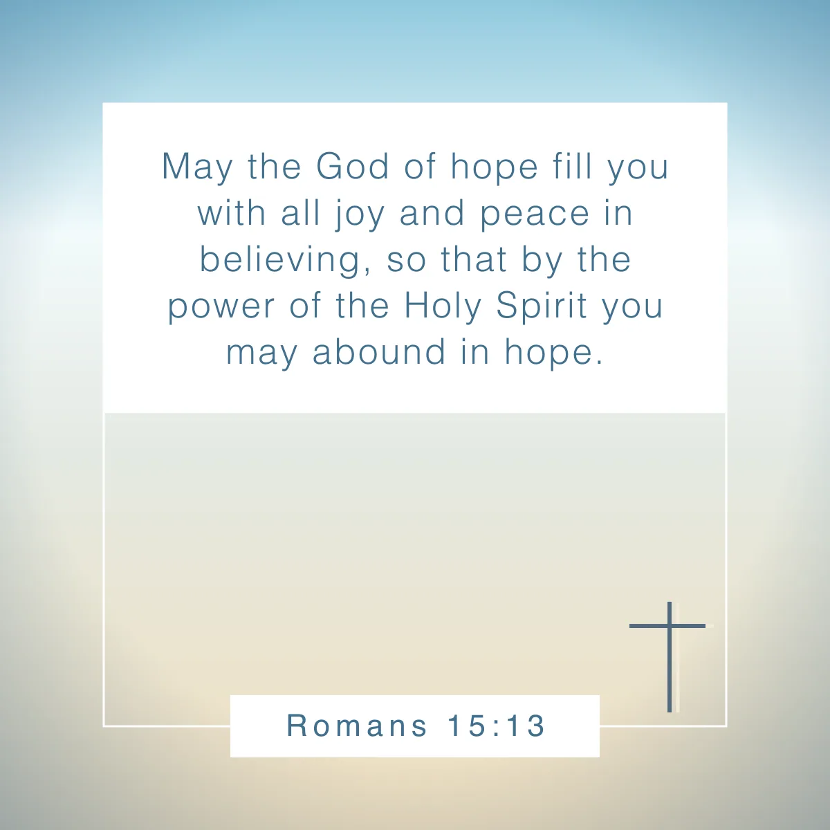 Romans 15:13 Bible verse about strength for women