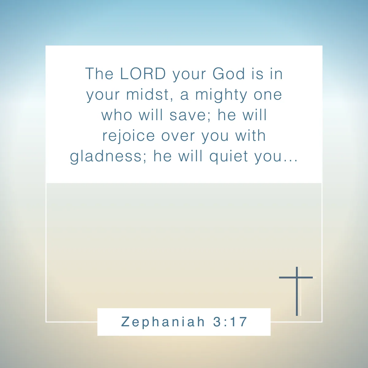 Zephaniah 3:17 Bible verse about strength for women