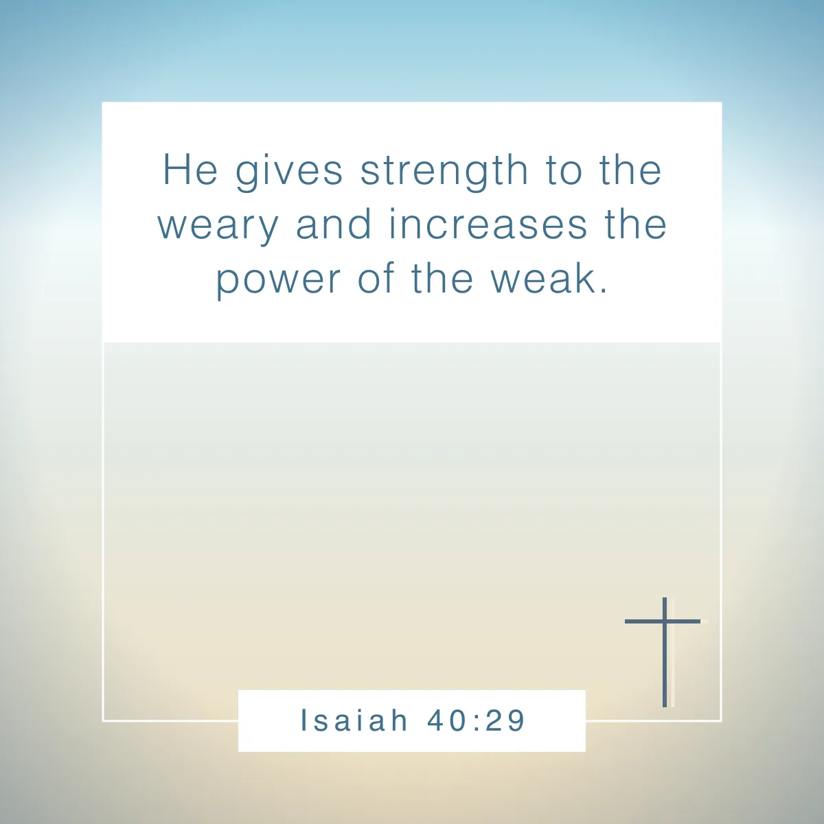 Isaiah 40:29 Bible verse about strength