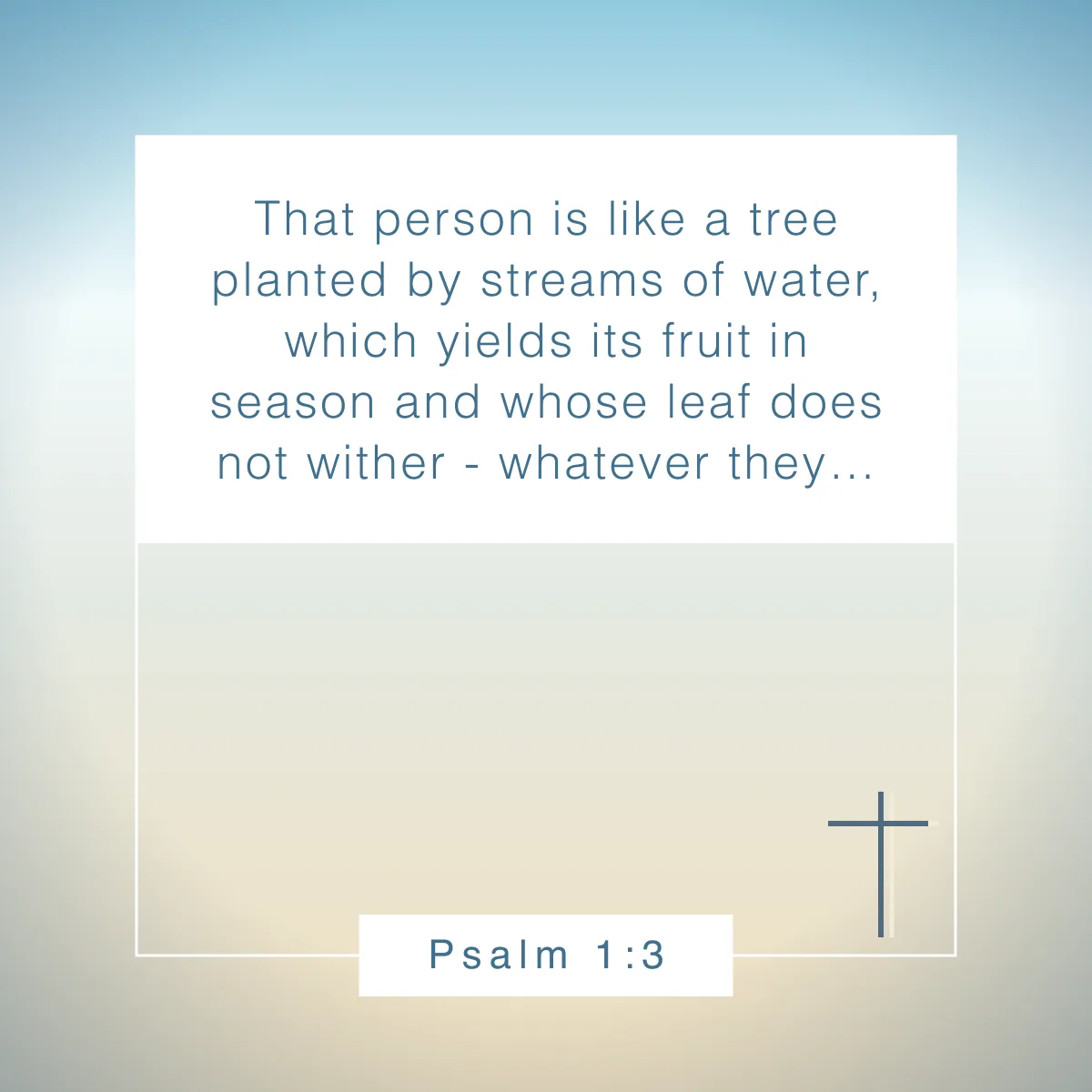 Psalm 1:3 Bible verse about success