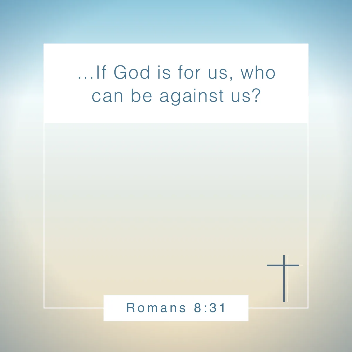 Romans 8:31 Bible verse about success