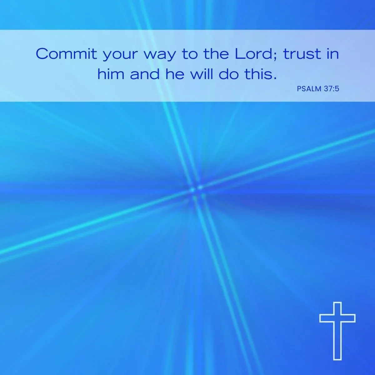 Bible verses about surrendering to God - Psalm 37:5