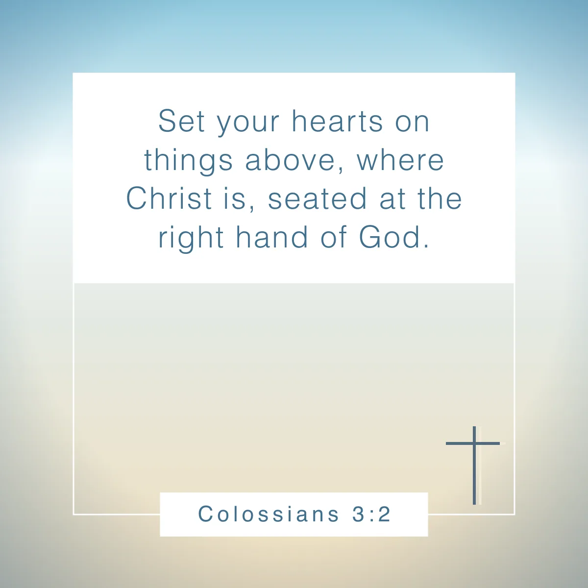Colossians 3:2 Bible verse about time