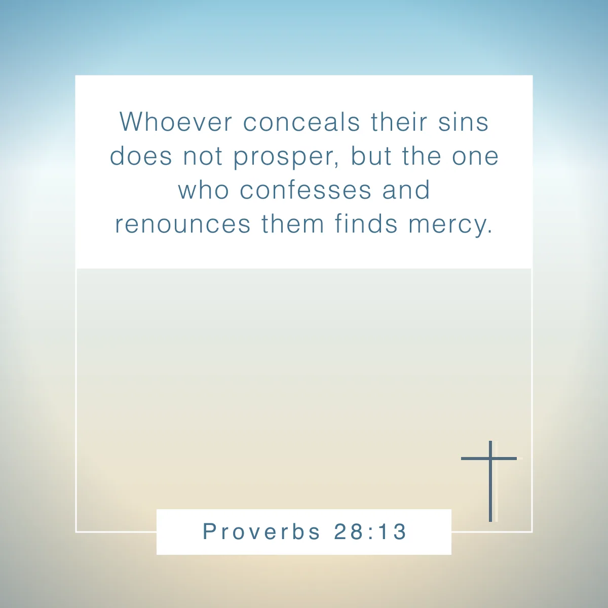 Proverbs 28:13 Bible verse about transparency