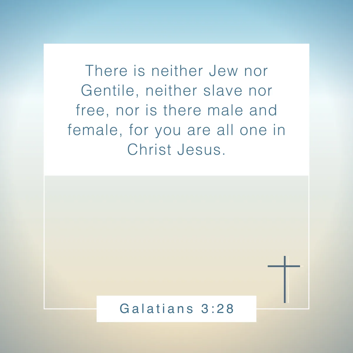 Galatians 3:28 Bible verse about unity