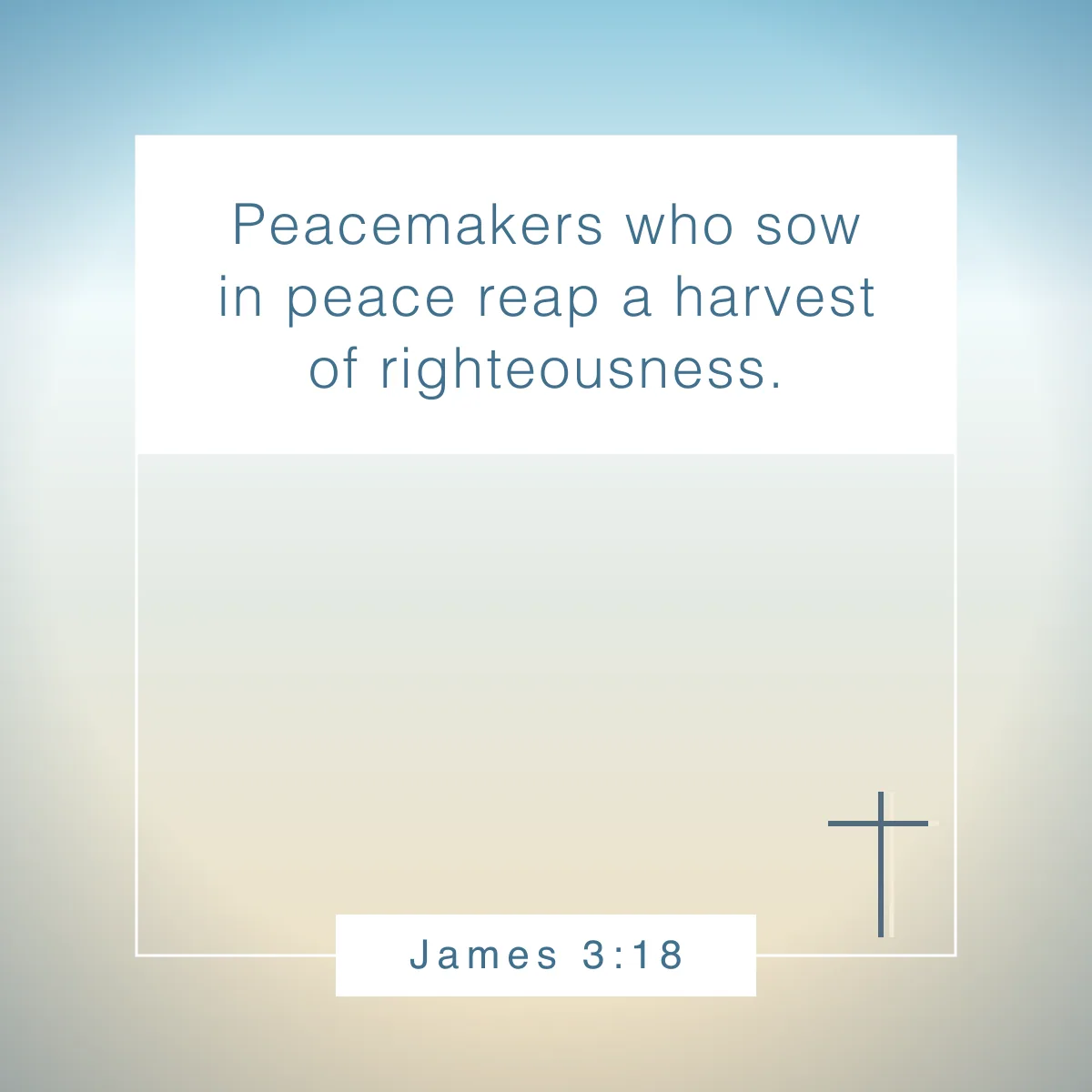 James 3:18 Bible verse about unity