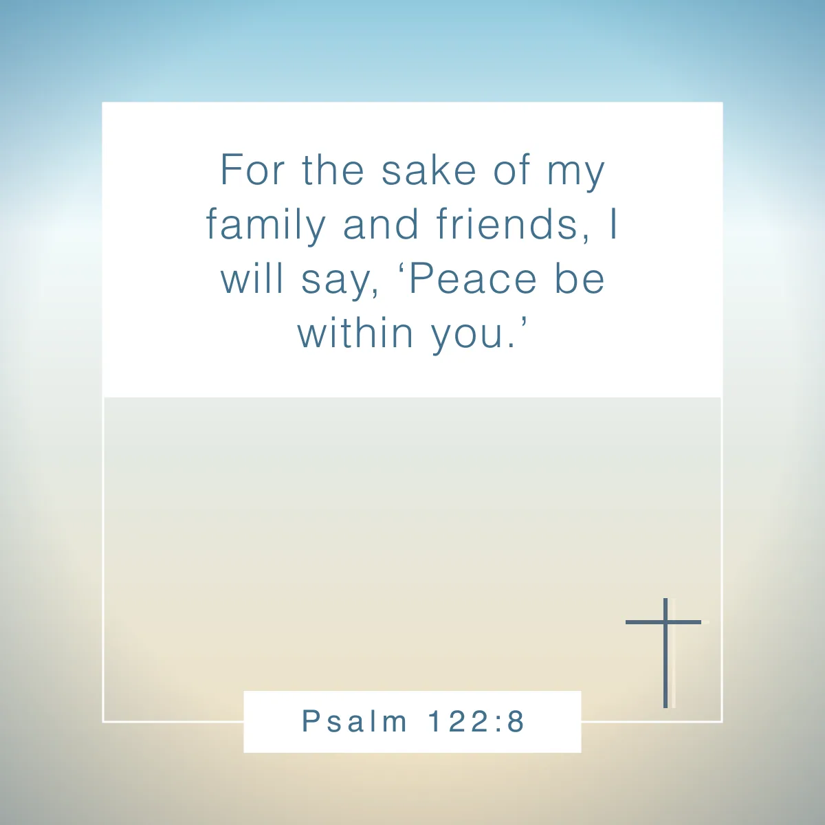 Psalm 122:8 Bible verse about unity