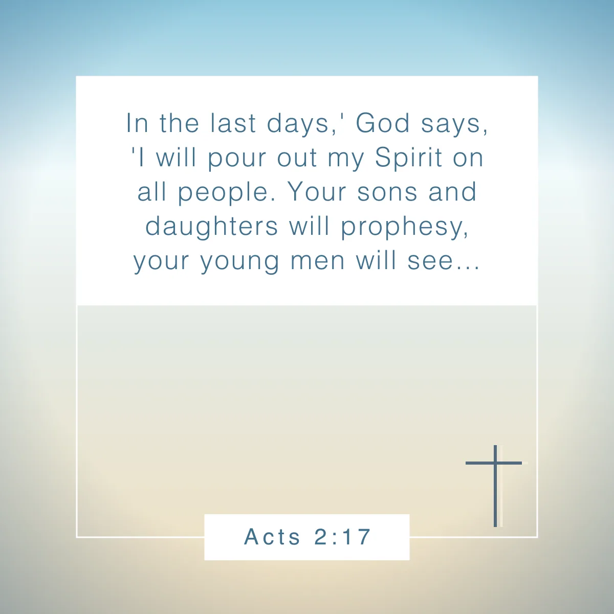 Acts 2:17 Bible verse about vision that will inspire you