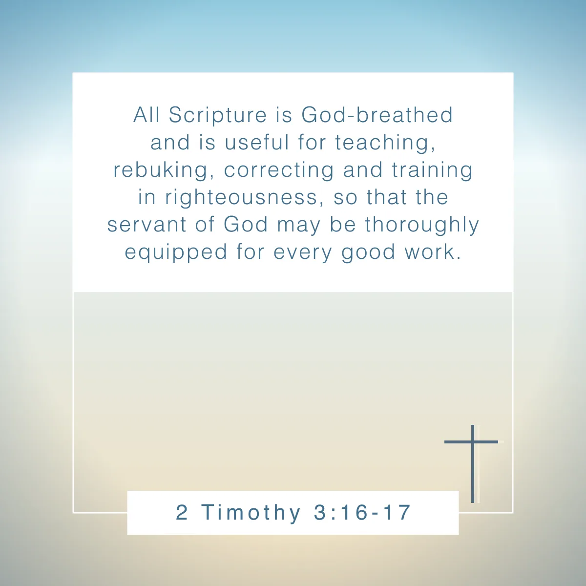 2 Timothy 3:16-17 Bible verse biblical meditation bible verses