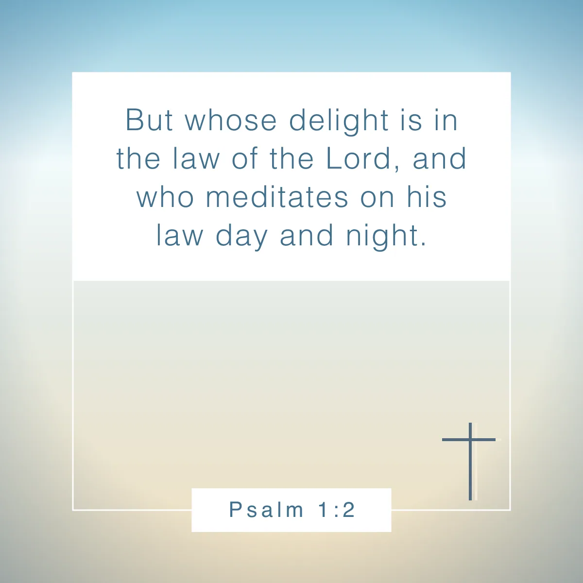 Psalm 1:2 Bible verse biblical meditation bible verses