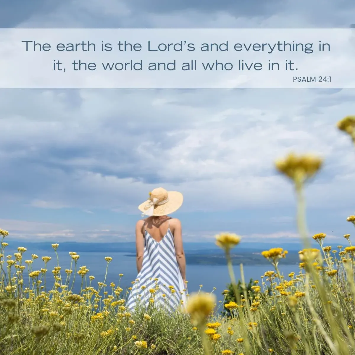 Bible verses about Earth Day - Psalm 24:1