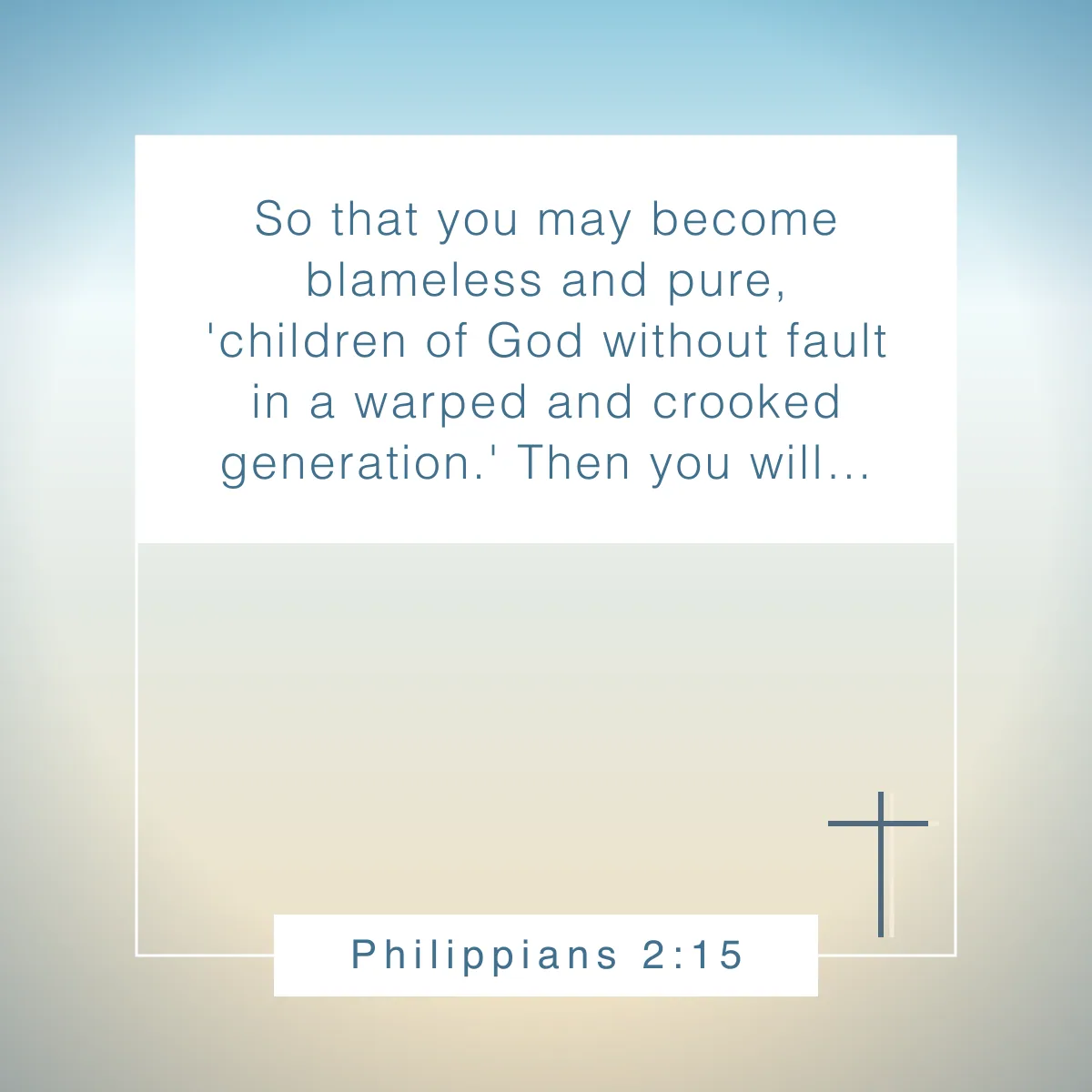 Philippians 2:15 Bible verse for authenticity
