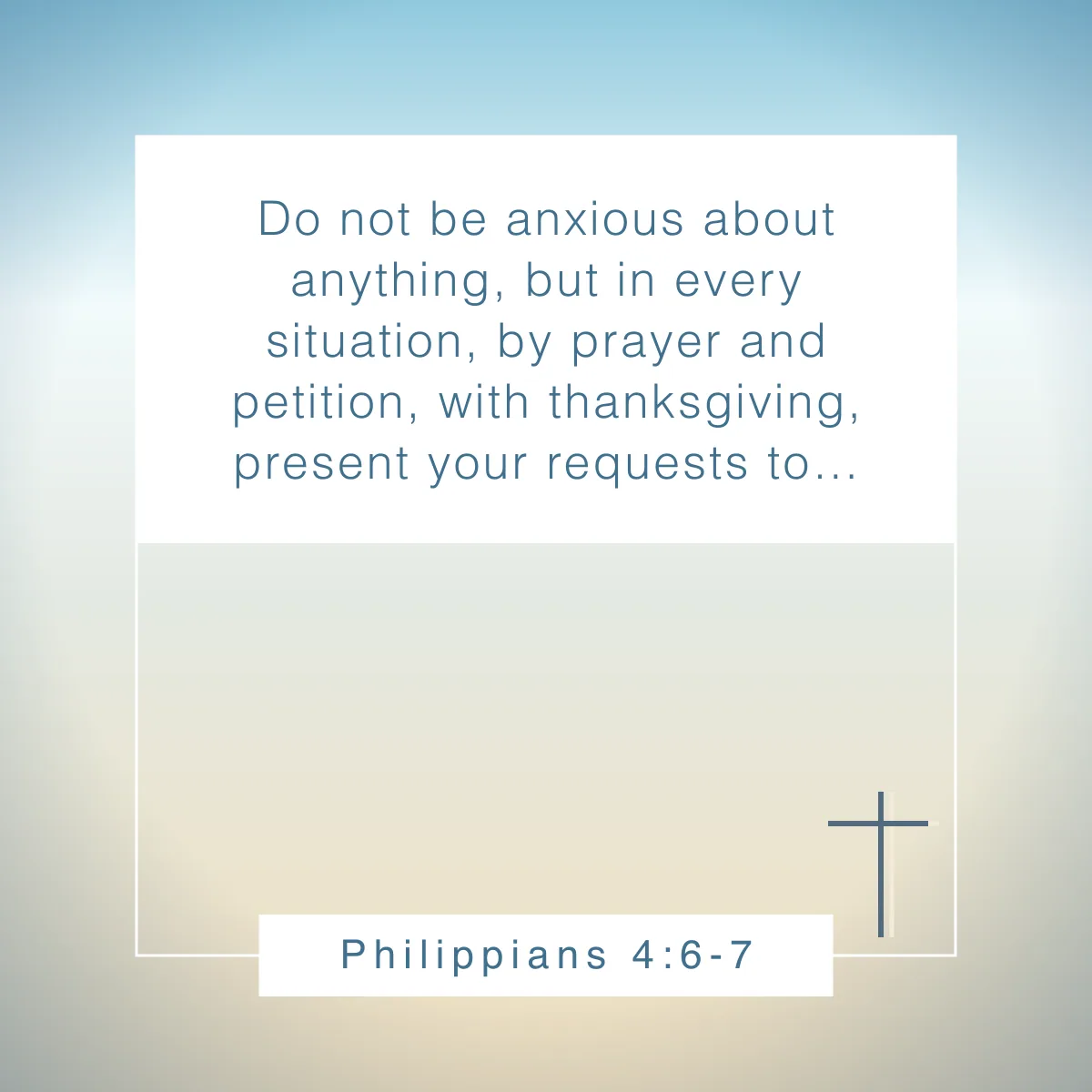 Philippians 4:6-7 Bible verse for encouragement in the workplace