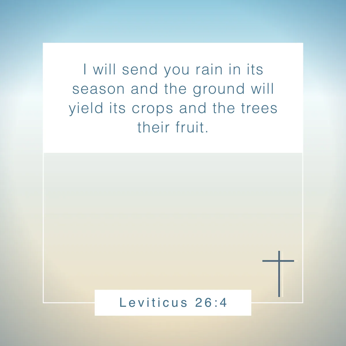Leviticus 26:4 Bible verse for fall