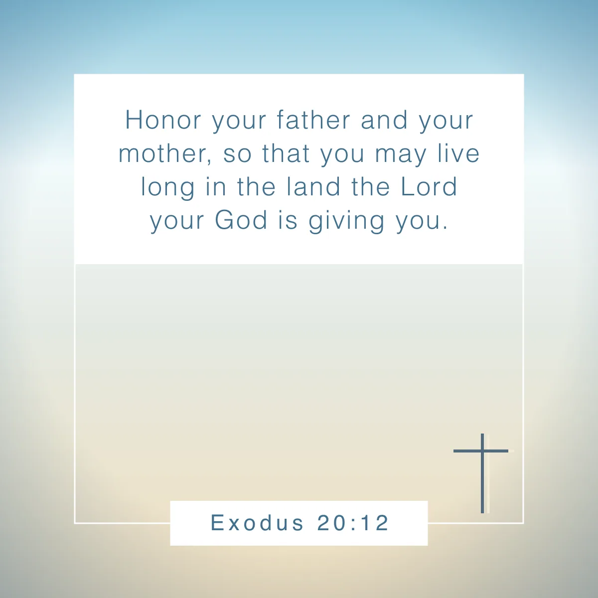 Exodus 20:12 Bible verse for families to build a strong faith foundation