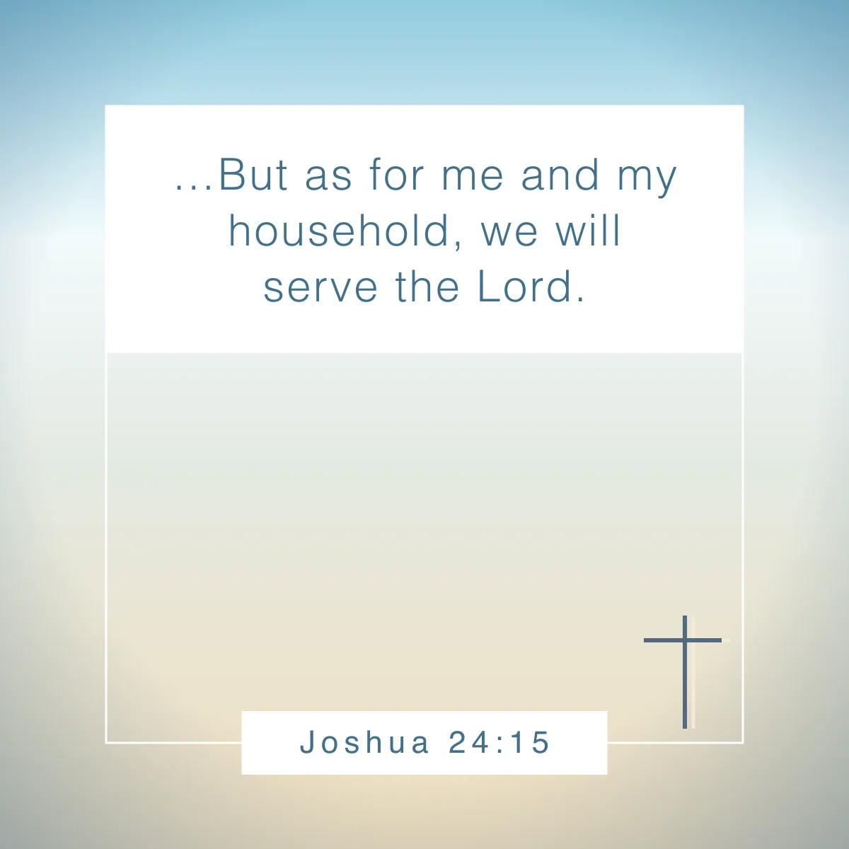 Joshua 24:15 Bible verse for fathers