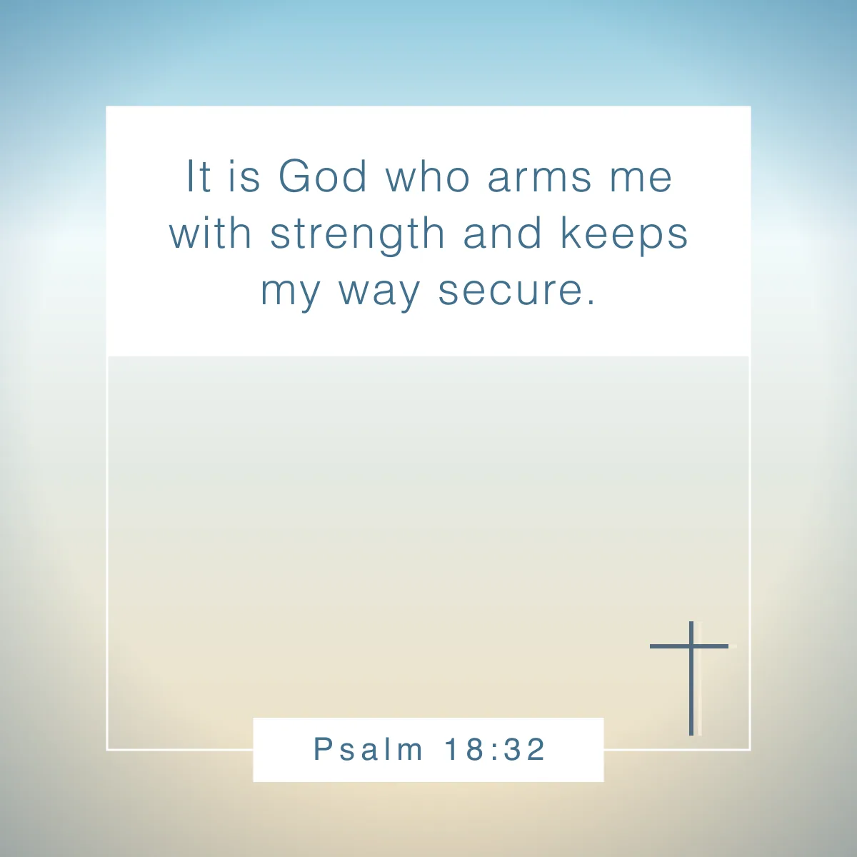 Psalm 18:32 Bible verse for parents of children with disabilities or support needs