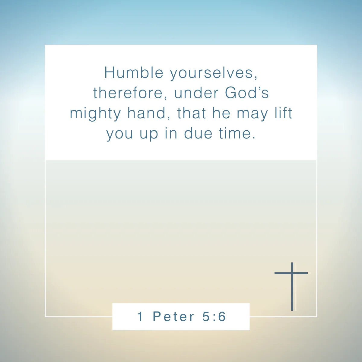 1 Peter 5:6 Bible verse for sports and athletes