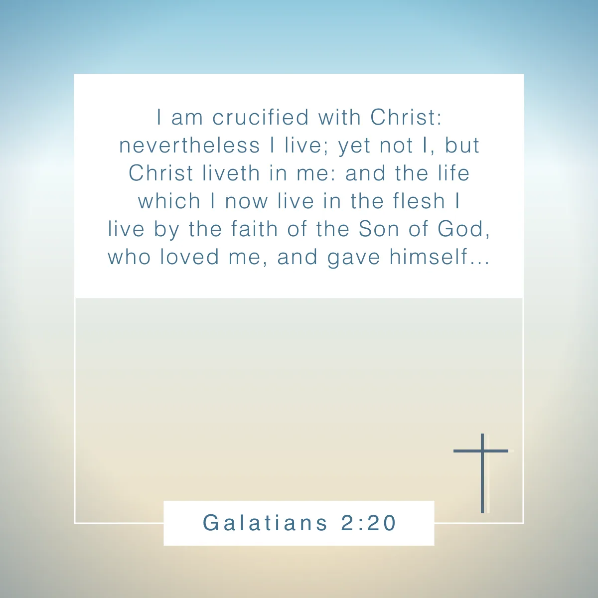 Galatians 2:20 Bible verse for young Christian women