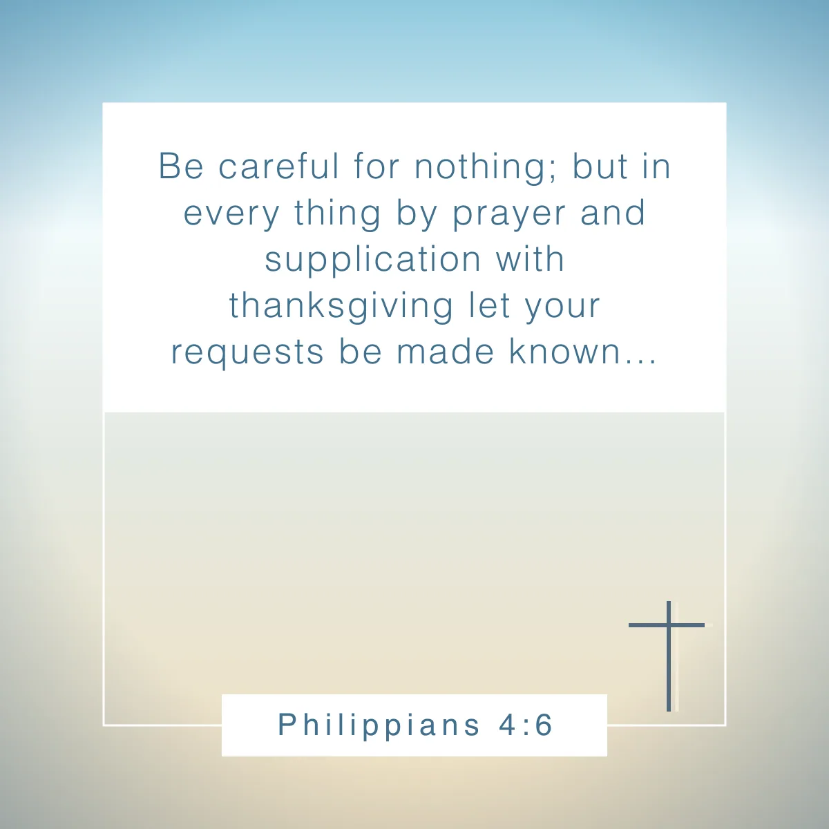 Philippians 4:6 Bible verse for young Christian women