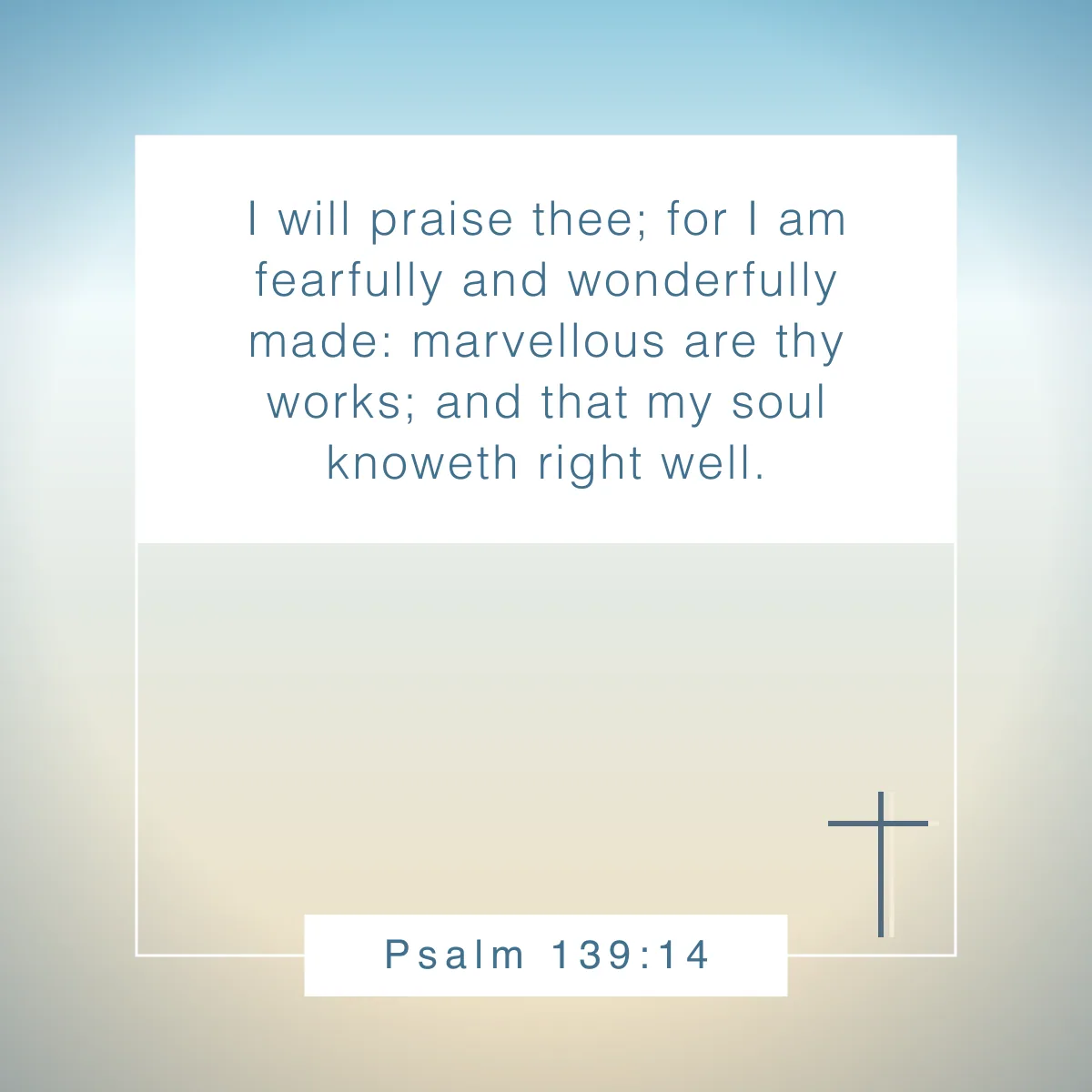 Psalm 139:14 Bible verse for young Christian women