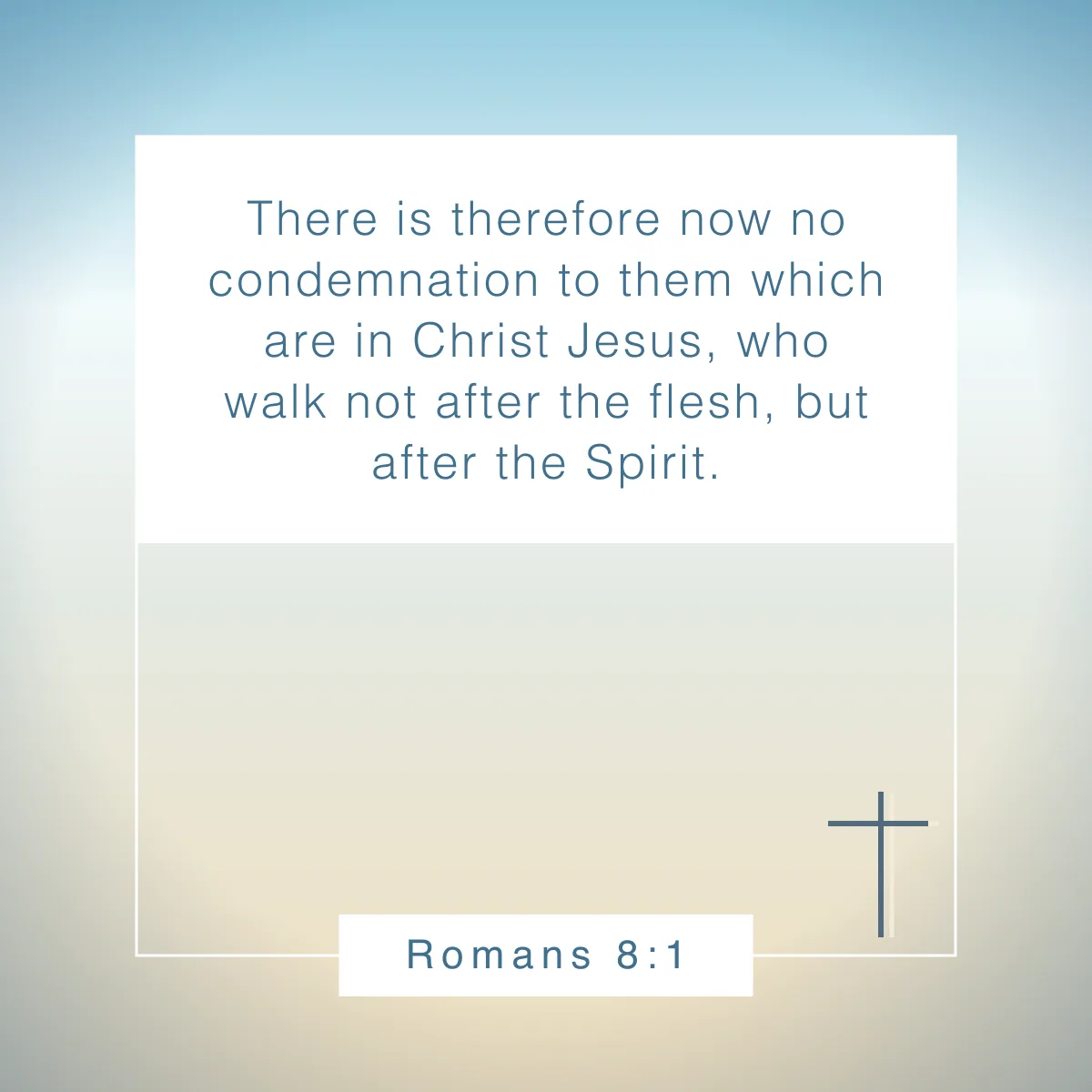 Romans 8:1 Bible verse for young Christian women