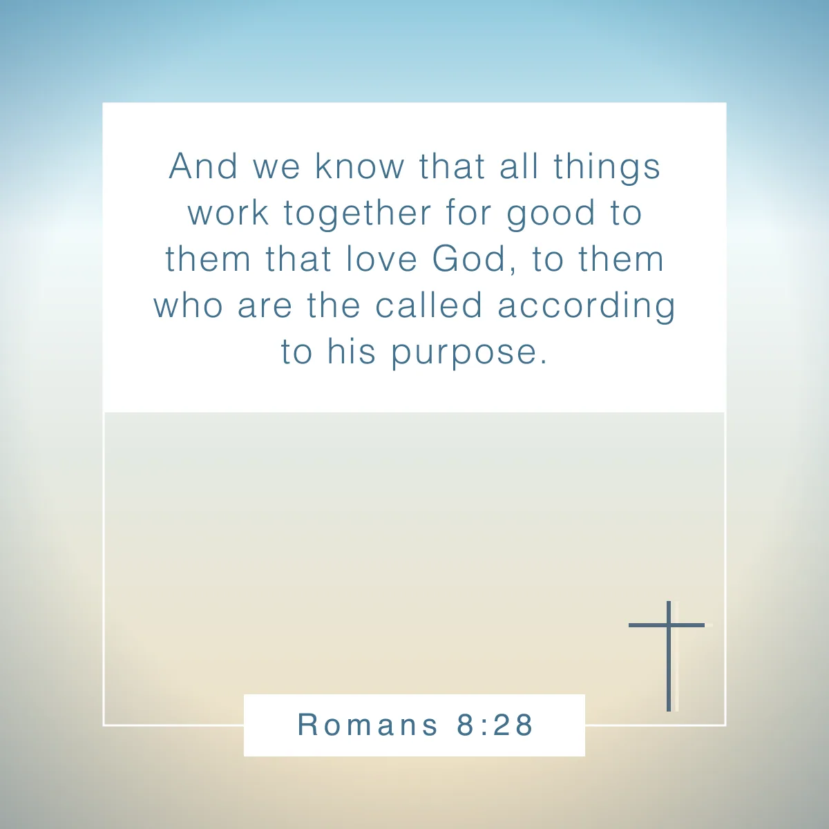 Romans 8:28 Bible verse for young Christian women