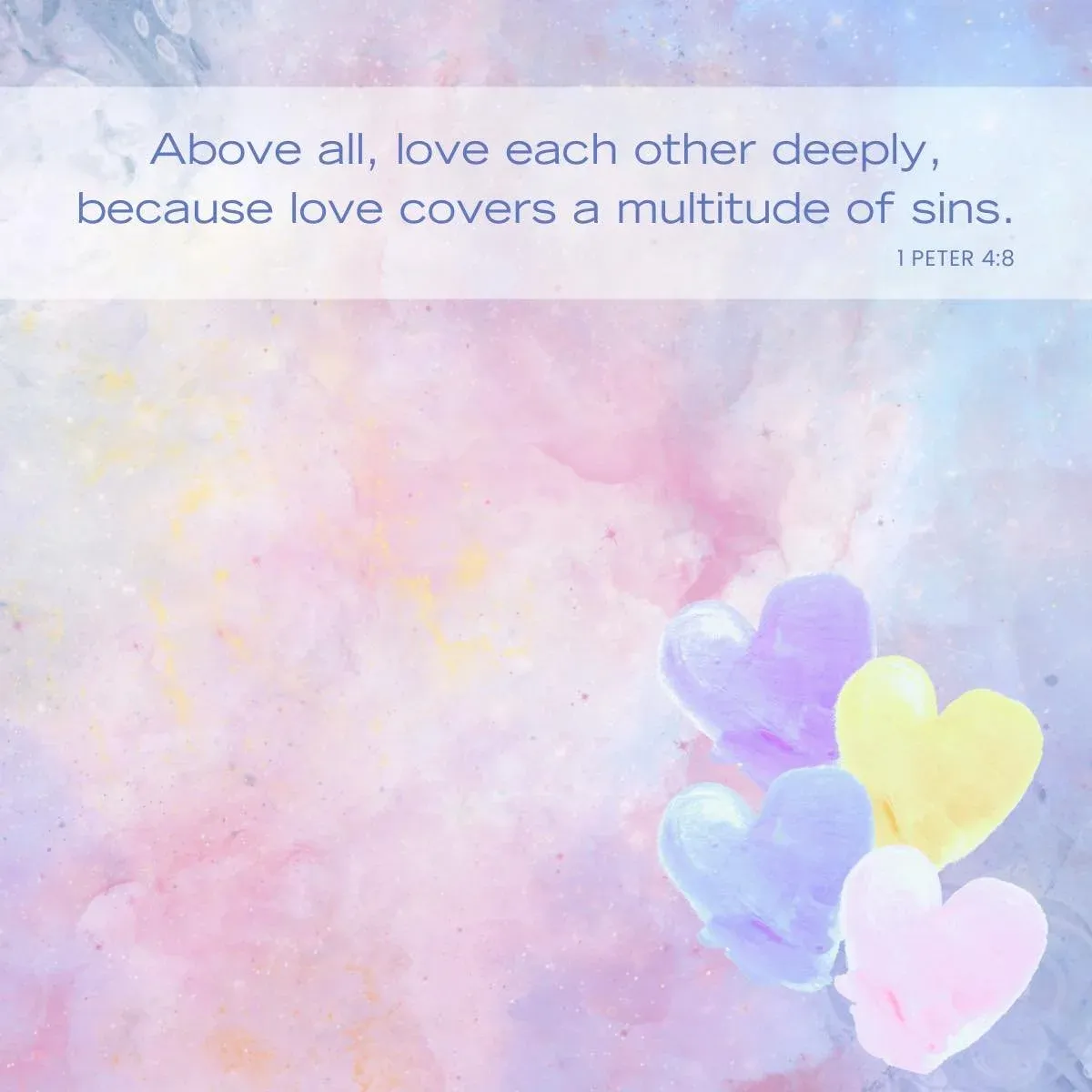 1 Peter 4:8 Bible verse about love