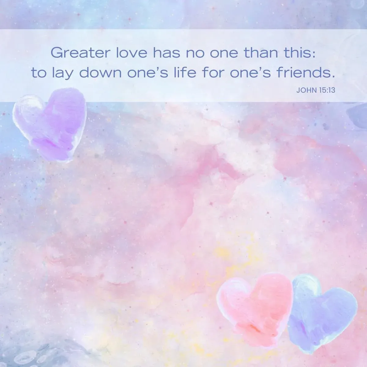 John 15:13 Bible verse about love